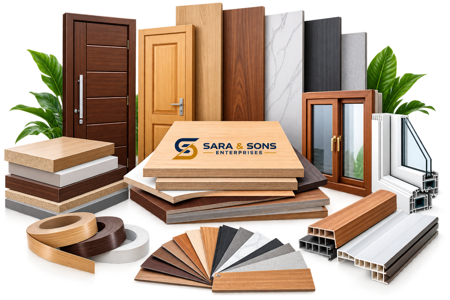 Quality interior and building materials from Sara & Sons Enterprises